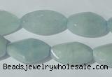 CAQ213 15.5 inches 14*22mm twisted natural aquamarine beads