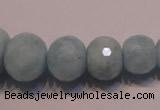 CAQ312 15.5 inches 6*9mm – 18*22mm faceted rondelle aquamarine beads