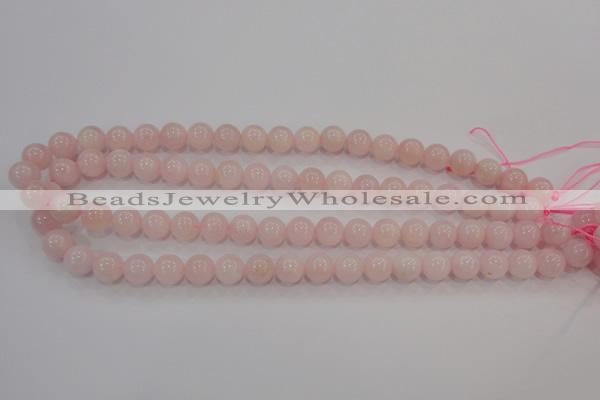 CAQ484 15.5 inches 12mm round natural pink aquamarine beads