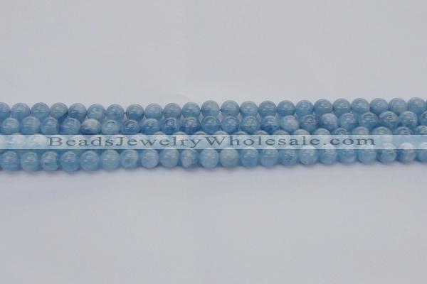 CAQ536 15.5 inches 6mm round AAA grade natural aquamarine beads