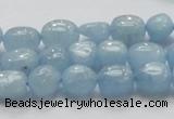 CAQ57 15.5 inches 10*12mm nugget natural aquamarine gemstone beads