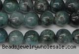 CAQ602 15.5 inches 8mm round aquamarine gemstone beads