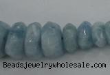 CAQ61 5*8mm – 10*16mm faceted nuggets natural aquamarine beads