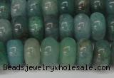 CAQ611 15.5 inches 5*8mm rondelle aquamarine gemstone beads