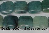 CAQ637 15.5 inches 12*12mm square aquamarine gemstone beads