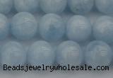 CAQ703 15.5 inches 10mm round natural aquamarine beads wholesale