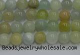 CAQ751 15.5 inches 6mm round aquamarine beads wholesale