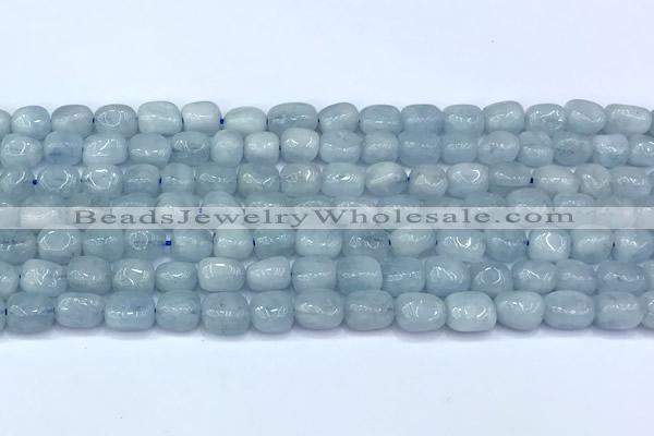 CAQ940 15 inches 6*6mm – 6*8mm nuggets aquamarine beads