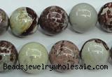 CAR06 15.5 inches 14mm round artistic jasper beads wholesale