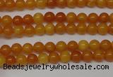 CAR100 15.5 inches 3mm round natural amber beads