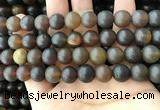 CAR221 15.5 inches 11mm round natural amber beads wholesale