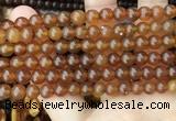 CAR238 15.5 inches 6mm - 7mm round natural amber beads wholesale