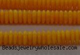 CAR408 15.5 inches 2*6mm rondelle synthetic amber beads wholesale