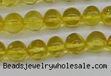 CAR555 15.5 inches 4mm - 5mm round natural amber beads wholesale