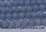 CAS200 15.5 inches 4mm round blue angel skin gemstone beads