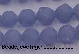 CAS212 15.5 inches 10mm faceted nuggets blue angel skin gemstone beads