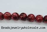 CAT161 15.5 inches 8mm round dyed natural aqua terra jasper beads