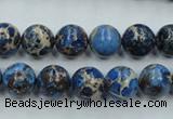 CAT211 15.5 inches 8mm round dyed natural aqua terra jasper beads