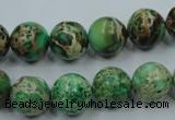 CAT224 15.5 inches 20mm round dyed natural aqua terra jasper beads