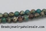 CAT5002 15.5 inches 6mm round natural aqua terra jasper beads