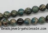 CAT5003 15.5 inches 8mm round natural aqua terra jasper beads