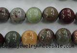 CAT5304 15.5 inches 12mm round aqua terra jasper beads wholesale