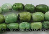 CAU207 15.5 inches 10*14mm nuggets Australia chrysoprase beads