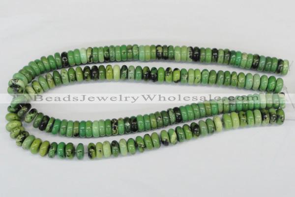 CAU28 15.5 inches 5*12mm rondelle australia chrysoprase beads wholesale