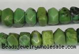 CAU32 15.5 inches 8*12mm nugget australia chrysoprase beads wholesale