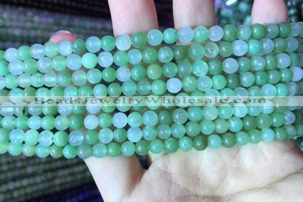 CAU365 15.5 inches 5mm round Australia chrysoprase beads