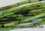 CAU46 15.5 inches 4*13mm tube Australia chrysoprase beads wholesale