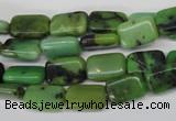 CAU52 15.5 inches 8*12mm rectangle Australia chrysoprase beads wholesale