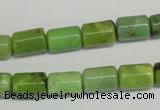 CAU57 15.5 inches 7*10mm tube Australia chrysoprase beads