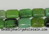 CAU63 15.5 inches 10*14mm rectangle Australia chrysoprase beads