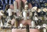 CBBS182 Top drilled 8*28mm - 9*30mm hexahedral prism australian zebra jasper beads CBBS182 Top drilled 8*28mm - 9*30mm hexahedral prism australian zebra jasper beads
