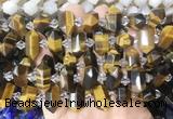 CBBS201 Centre drilled 7*16mm - 11*25mm hexahedral prism yellow tiger eye beads wholesale CBBS201 Centre drilled 7*16mm - 11*25mm hexahedral prism yellow tiger eye beads wholesale