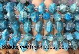 CBBS202 Centre drilled 7*16mm - 11*25mm hexahedral prism apatite beads wholesale CBBS202 Centre drilled 7*16mm - 11*25mm hexahedral prism apatite beads wholesale