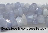 CBC06 15.5 inches 12mm blue chalcedony chips beads wholesale