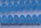 CBC271 15.5 inches 5*8mm A grade rondelle ocean blue chalcedony beads