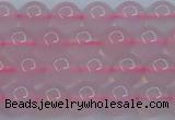 CBC302 15.5 inches 8mm round pink chalcedony beads wholesale