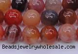 CBC404 15.5 inches 12mm A grade round orange chalcedony beads