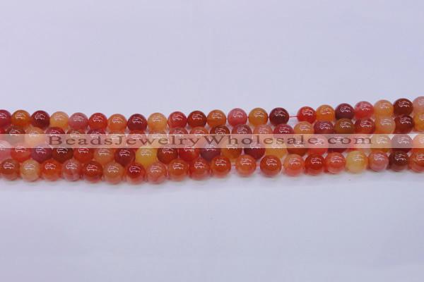 CBC413 15.5 inches 10mm AA grade round orange chalcedony beads