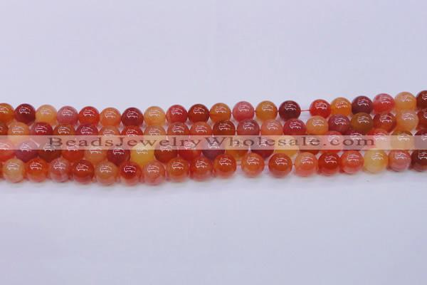 CBC414 15.5 inches 12mm AA grade round orange chalcedony beads