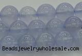 CBC452 15.5 inches 8mm round blue chalcedony beads wholesale