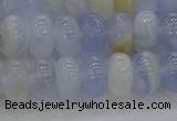 CBC471 15.5 inches 5*8mm rondelle blue chalcedony beads