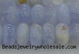 CBC472 15.5 inches 6*10mm rondelle blue chalcedony beads