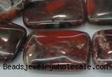 CBD09 15.5 inches 22*30mm rectangle brecciated jasper gemstone beads