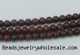 CBD10 15.5 inches 4mm round brecciated jasper gemstone beads