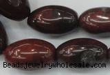 CBD11 15.5 inches 15*25mm rice brecciated jasper gemstone beads