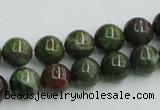 CBG02 15.5 inches 10mm round bronze green gemstone beads wholesale